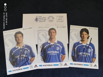 Schalke 04 karty z autografami