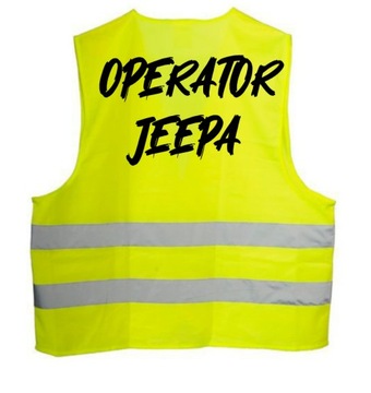 Kamizelka odblaskowa operator jeep a