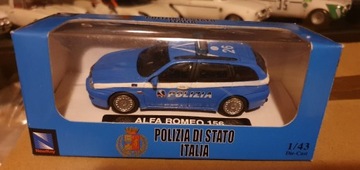 Alfa Romeo 156 Sportwagon Polizia NewRay 1/43