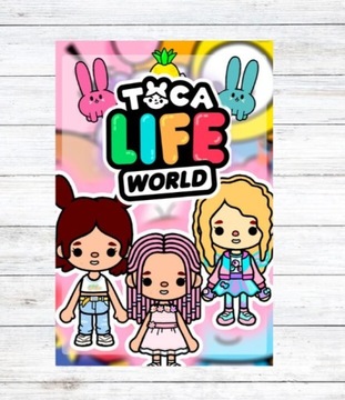 Gra edukacyjna na rzepy Toca boca life mini 
