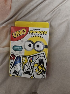 UNO MINIONKI MINIONS GRA KARCIANA DLA DZIECI