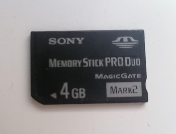 SONY Karta pamięci 4GB karta do konsoli Sony PSP 