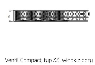 Grzejnik Purmo CV 33 600mm x 1200mm