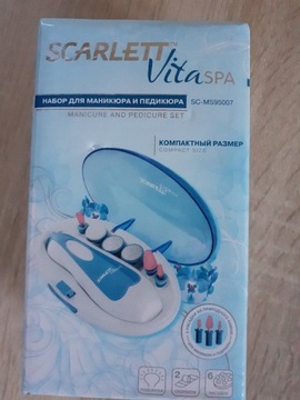 Zestaw do manicure frezarka Scarlett Vita Spa