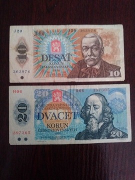 Banknoty Czechoslowacji