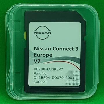 Mapa Nissan Connect 3 karta SD Europa V7 2022