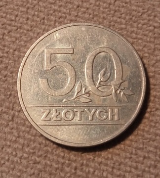 50 złotych 1990. 