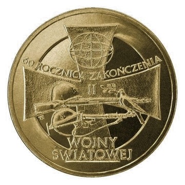 2 zł 2005 60. rocznica zakończenia II wojny świat.