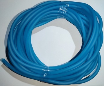 Rurka elastyczna silikonowa niebieska 6x4 10 m