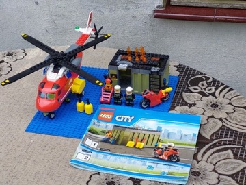 Lego City 60108 Helikopter Strażacki