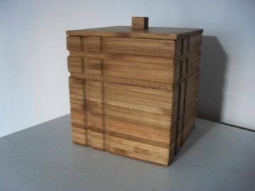 Pojemnik drewniany 14x13