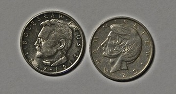 Prus i Mickiewicz monety z PRL