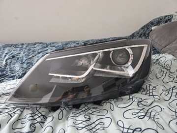  LAMPA PRZEDNIA LEWA BI XENON SEAT ALHAMBRA II 2 10- WSZYSTKIE UCHWYTY CAŁE