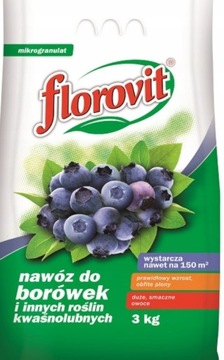 Nawóz Florovit do borówek  kwasolubnych  3 kg