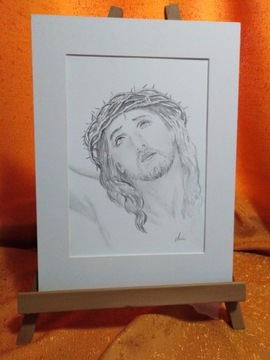 Pan Jezus w cierniowej koronie  21x30 cm