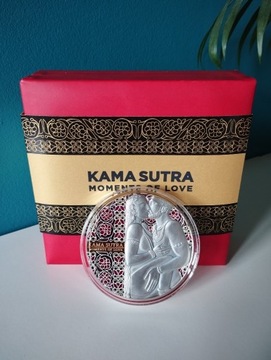KAMA SUTRA Moments of Love Kamasutra 3 Oz Silver Coin  Cameroon 2019