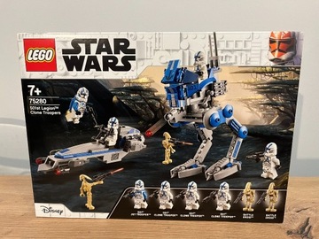 Lego Star Wars 75280 - żołnierze klony z 501 legionu NOWY