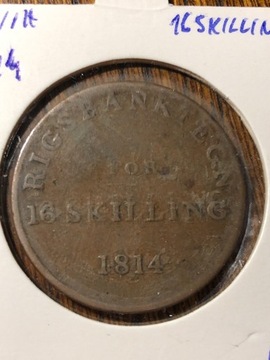 Dania 16 Skilling 1814