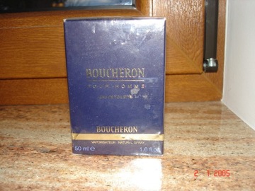 BOUCHERON POUR HOMME,EAU DE TOILETTE 50 ML.