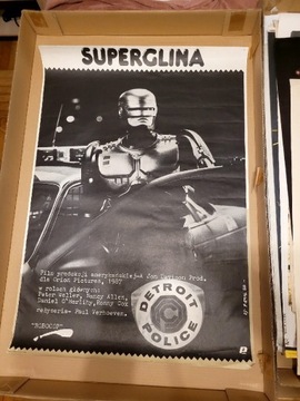 Oryginalny plakat Robocop Superglina