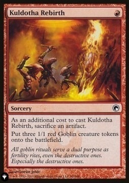 Kuldotha Rebirth MTG Singles