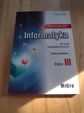 Podręcznik do Informatyki dla szkół ponadpodst 3