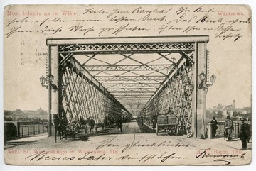 Warszawa Most żelazny Kierbedzia