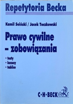Prawo cywilne - zobowiązania, Soiński, Toczkowski