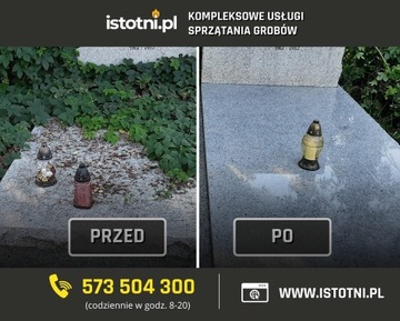 Sprzątanie grobów Cmentarz Bródnowski w Warszawie