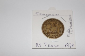 Afryka Równikowa 25 franków 1972