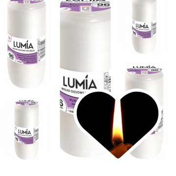 Wkład olejowy do zniczy Lumia 5 X 240 g , 96h