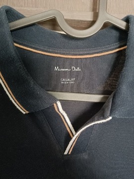Koszulka Polo Massimo Dutti XXL Ciemny Granat