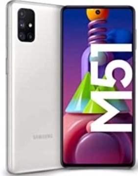 Samsung Galaxy M51 6 GB 128 GB biały NOWY GW 24MCE