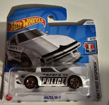 Hot Wheels Mazda rx-7 Police