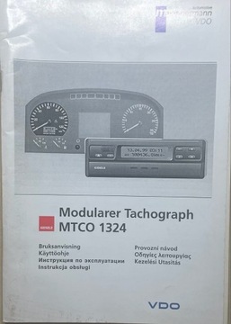 Instrukcja obsługi tachografu modułowego MTCO 1324