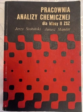 Pracownia analizy chemicznej.J.Stobiński,J.Mandat.