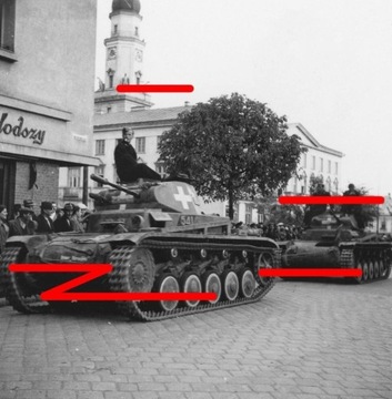 Czołgi Panzer II. Drohobycz, 1939 rok