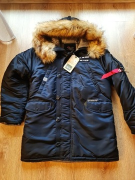 Alpha Industries kurtka męska zimowa  r. M granat