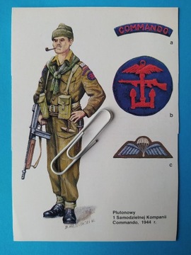 Plutonowy 1 Samodzielnej Kompanii Commando 1944