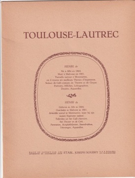 Toulouse- Lautrec - Teka, 4 reprodukcje. 