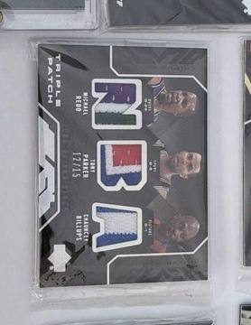 2006-07 black triple patch Redd Parker Billups /15