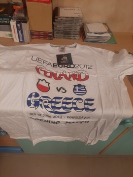 Koszulka T-shirt Euro 2012 Polska Grecja oryginał