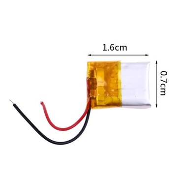 3.7V 40mAh 401215P akumulator litowo-polimerowy