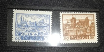 1961r. Historyczne miasta Polski seria 2 znacz. 