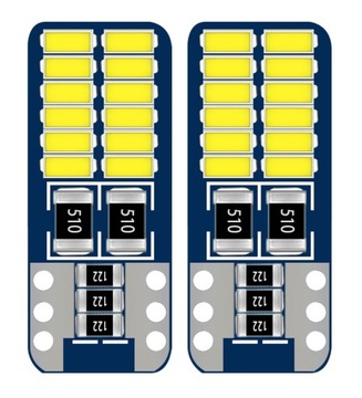 ŻARÓWKA W5W T10 BOCZNA CAN-BUS SUPER ULTRA JASNA °