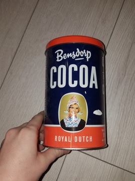 Puszka po cacao Bensdorp