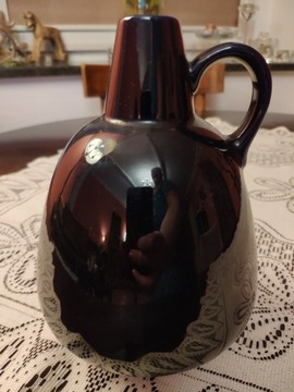 Ceramiczny wazon butla połysk kobaltu Germany 