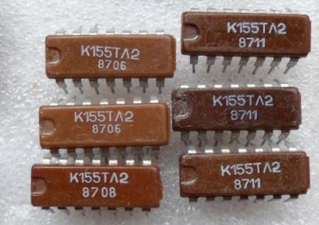 K155TŁ2  = SN7414  TTL rosyjski USSR