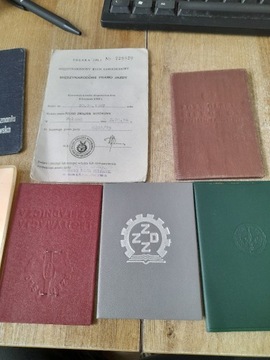 Stare dokumenty z lat 1960-1980 - 13 szt