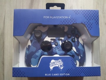 Pad przewodowy do PS4 Blue Camo